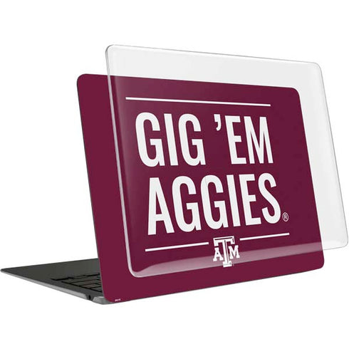 Texas A&M University Gig Em Aggies MacBook Air 15in (2023-2025) Case plus Skin